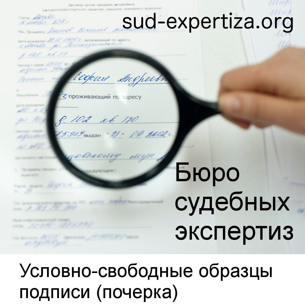 Условно-свободные образцы подписи